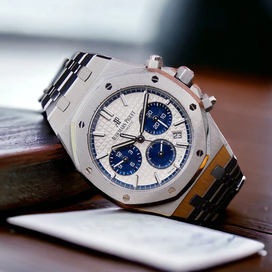 Royal Oak Chronograph "Blue Eyes" 38mm, Stainless steel, 26315ST